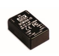 Meanwell - DCW05A-05 Meanwell 09~18Vdc>+/-5Vdc +/-500mA