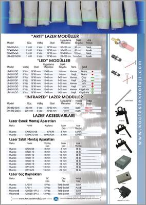 LM-6305GS6D, Çizgi Lazer Kırmızı 12 Vdc , Ayarlı (focusable line laser )