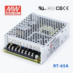 Meanwell - RT-65A,...Üç Çıkışlı, SMPS, +5V, +12V, -5V DC, Power Supply, Guc kaynağı, 3 Çıkışlı