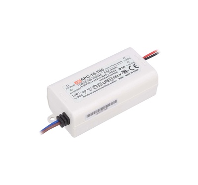 APC-16-700, Meanwell, 9~24Vdc, 700mA, IP30