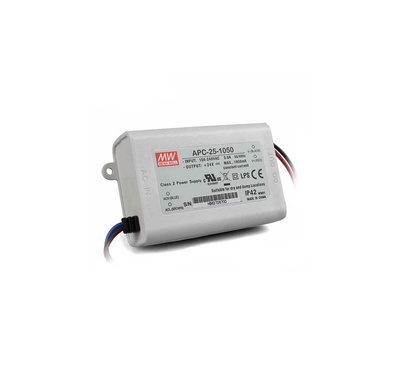APC-25-1050, Meanwell, 9~24Vdc, 1050mA, IP42