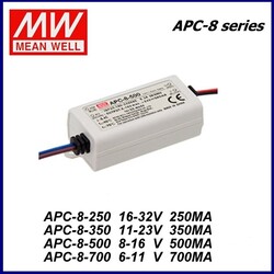 Meanwell - APC-8-250, Meanwell, 250mA, Led driver, 16~32Vdc, IP42