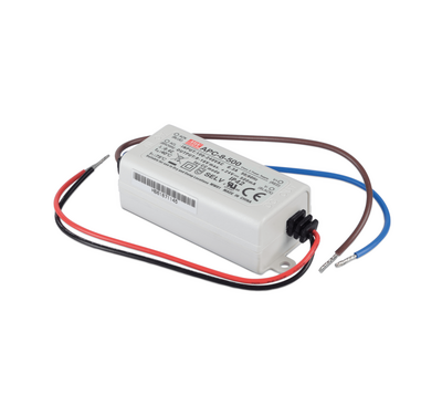APC-8-500, Meanwell, 8~16Vdc, 500mA, IP30