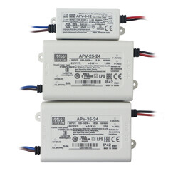 APV-16-24, Meanwell, 24V, Led driver, Güç kaynakları, IP42, Ekonmik Seri - Thumbnail