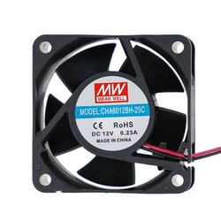 - CHA6024BH-25D, Fan, 24V, 60*60*25mm Meanwell Fan