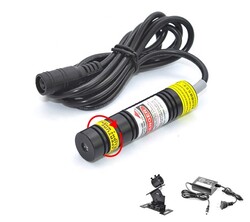 LASER (LAZER) - LM-6305GS9D, Çizgi Lazer Kırmızı 12Vdc (Ayarlı)