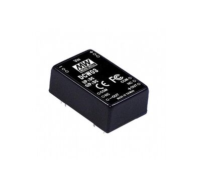 DCW03B-5 Meanwell 18~36Vdc>+/-5Vdc +/-300mA