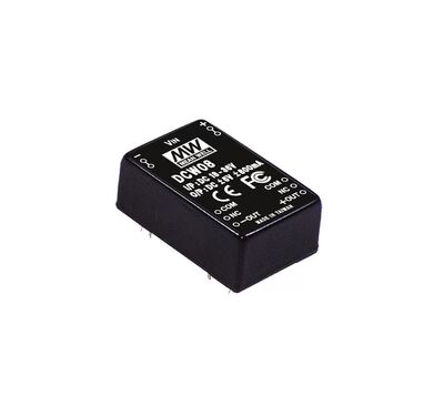 DCW08C-12 Meanwell 36~72Vdc>+/-12Vdc +/-335mA