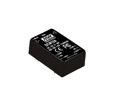 DCW12A-12 Meanwell 9~18Vdc>+/-12Vdc +/-500mA