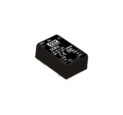 DCW12B-05 Meanwell 18~36Vdc>+/-5Vdc +/-1200mA