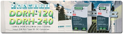 DDR-120A-12, DC-DC, Convertor, In:9~18Vdc, Out:12Vdc, 8.3 Amp - Thumbnail