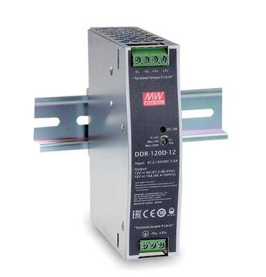 DDR-120A-24, DC-DC, Konvertor, Meanwell, in:9~18Vdc, out:24Vdc, 4.2 Amp