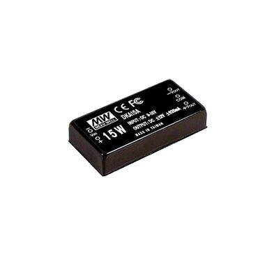 DKA15A-05 Meanwell 9~18Vdc>+/-5Vdc +/-1500mA
