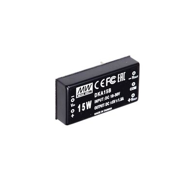DKA15B-15 Meanwell 18~36Vdc>+/-15Vdc +/-500mA