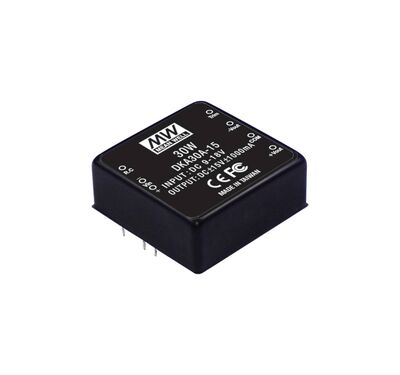 DKA30A-15 Meanwell 9~18Vdc +/-15Vdc +/-1000mA