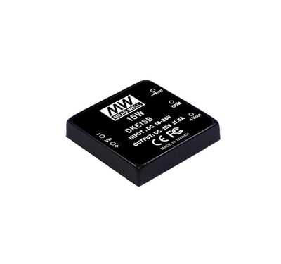 DKE15B-12 Meanwell 18~36Vdc>+/-12Vdc +/-625mA