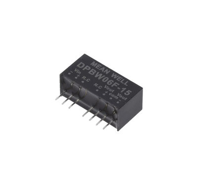 DPBW06F-15 Meanwell 9~36Vdc>+/-15Vdc +/-200mA