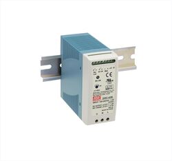 Meanwell - DRC-60A, Güvenlik serisi, UPS fonksiyonlu, 12V, DIN, Akü Şarj Cihazı.