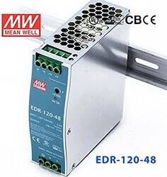 EDR-120-48, Power Supply, ince, dar, slim, Ekonomik, 48V, 2.5A, Güç Kaynakları