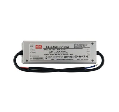 ELG-150-C2100A-3Y Meanwell 36~72Vdc 1050~2100mA ADJ