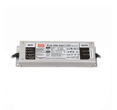 ELG-200-24A-3Y Meanwell 24Vdc 8.40Amp ADJ