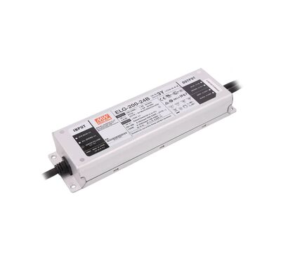 ELG-200-24B-3Y Meanwell 24Vdc 8.4Amp Dimming