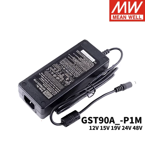 GST25B12-P1J, Meanwell, 12V, Adaptör, 2.08Amp, Desktop , En Ekonomik Seri - Thumbnail