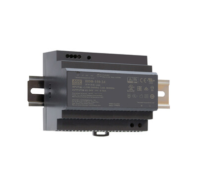 HDR-150-24, Meanwell, Ray Tipi, dar, ince, SMPS, 24Vdc, Güç Kaynağı, Power Supply