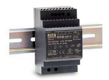 HDR-30-12, 12V 2.0A, Ray montaj, Ekonomik Seri, İnce Power Supply