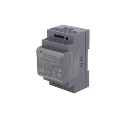 Meanwell - HDR-60-15 Meanwell 15Vdc 4.0Amp DIN Rail StepShape