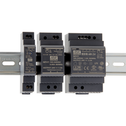 HDR-60-24, 24V, SMPS, Güç Kaynağı, İnce Model, 60 Watt 24V 2.5A, Pano Tip En Ekonomik Seri - Thumbnail