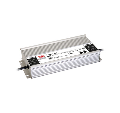 HEP-480-24A Meanwell 24Vdc 20.0Amp IP65 ADJ