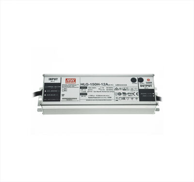 HLG-150H-12A Meanwell 12Vdc 12.5Amp ADJ
