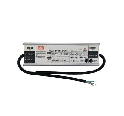 HLG-240H-24A Meanwell 24Vdc 10.0Amp ADJ