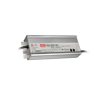 HLG-320H-36A Meanwell 36Vdc 8.9Amp ADJ