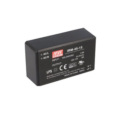 IRM-45-15 Meanwell 15Vdc 3.0Amp