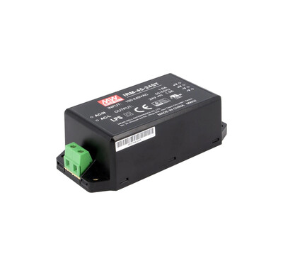 IRM-45-24-ST Meanwell 24Vdc 1.9Amp Screw Terminal