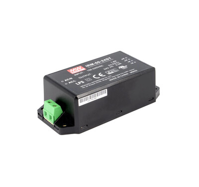 IRM-60-24-ST Meanwell 24Vdc 2.5Amp Screw Terminal