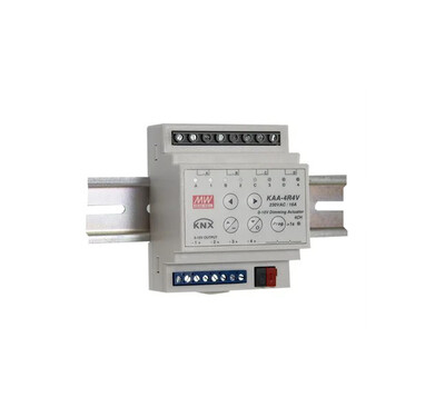 KAA-4R4V-10 Meanwell KNX 4 Channel 10A LED actuator & dimmer