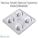 KNAC0404ASM, 2*2 Blok lens, 4 lü Modul, 130°, Çok geniş açı, yüksek tavan armatürleri, cadde, sokak, park, bahçe, aydınlatma,Khatod lens optik
