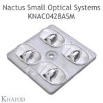 KNAC0428ASM Khatod 2 x 2 Led lens Modul 4, 80° x 145°, IESNA TYPE II MEDIUM CUT OFF - Thumbnail