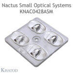 KNAC0428ASM Khatod 2 x 2 Led lens Modul 4, 80° x 145°, IESNA TYPE II MEDIUM CUT OFF
