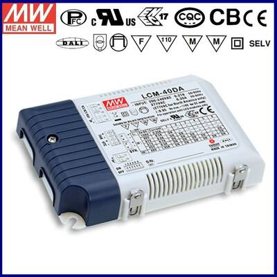 LCM-40DA, Mean Well, 40W, DALI, led Driver, Sürücü, Dimli, 350mA-500mA-600mA-700mA-900mA-1050mA Seçimli