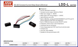 LDD-1000H, DC Girişli, Sabit akım çıkışlı, DC-DC, Led, Driver, Giriş: 9~56Vdc Çıkış:2~52Vdc, 1000mA, step-down - Thumbnail