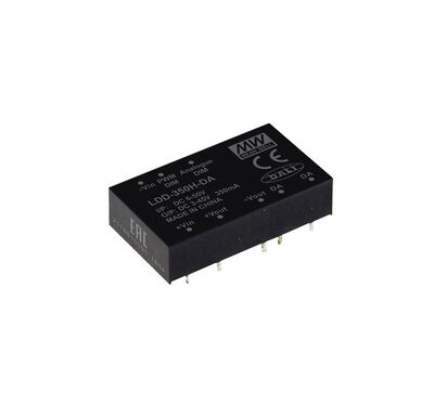 LDD-350H-DA, DC Giriş, DALI, Sabit akım, led driver, Meanwell, Giriş: 6~50Vdc, Çıkış:3~45Vdc, 350mA, step-down,DALI