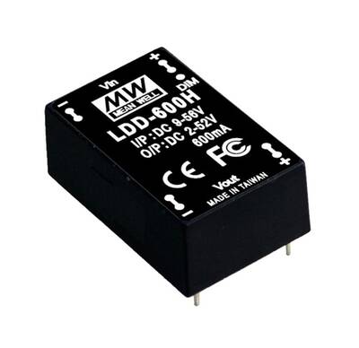 LDD-350H-OUT Meanwell 9~56Vdc>2~52Vdc 350mA step-down