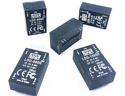 Meanwell - LDD-350L, DC Girişli, Sabit akım, DCDC, Led driver, Giriş: 9~36Vdc, Çıkış:2~32Vdc, 350mA, step-down