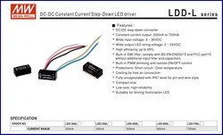 LDD-700H-DA , Sabit akım, DCDC, Led Driver, DALI, Meanwell, İn: 6~50Vdc, Out: 3~45Vdc, 700mA, step-down, Led Sürücü - Thumbnail