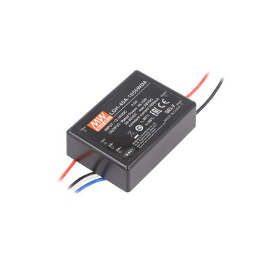 LDH-45A-1050W-DA Meanwell 9~18Vdc>12~43Vdc 1050mA step-up,DALI