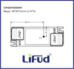 LF-GIF040ES0900H, 40Watt, 9~42V, 900mA, 1050mA, İç mekan, Downlight, Track light, Led Spot, Led panel, EKONOMİK - Thumbnail